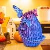 Mydhall 3D Printed Flying Dragon Egg with Articulated Dragon Inside  Toys&Gifts for Kids,Home Decor,Creative Ornaments,Birthday,Easter (Blue Purple,Large) view 4