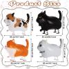 4 Pcs Walking Cat Balloons, Cat Balloons, Walking Animal Foil Mylar Balloon, Farm Birthday Decorations for Cats Theme Party Supplies (Cat) view 2