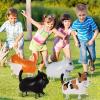 4 Pcs Walking Cat Balloons, Cat Balloons, Walking Animal Foil Mylar Balloon, Farm Birthday Decorations for Cats Theme Party Supplies (Cat) view 4