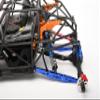 Aluminum 7075 Alloy Rear Lower Trailing Arms for LOSI 1:10 Baja Rey/Rock Rey/Hammer Rey U4 / Baja Rey 2.0 4x4 Upgrades - Silver view 3