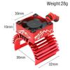 Aluminum Alloy 30mm RC Motor Cooling Fans 28000RPM Heatsink with Metal Cover for RC Car 1/8 1/10 380 540 550 3650 3660 3674 Motor (Red) view 4