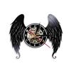 CHTEMKSJ Led Night Light Elegant Angel Wings Home Art Decor Angels Vinyl Record Guardian Angel Baby Room Nursery Silent Wall Watch view 4