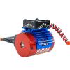 Aluminum Alloy 30mm RC Motor Cooling Fans 28000RPM Heatsink with Metal Cover for RC Car 1/8 1/10 380 540 550 3650 3660 3674 Motor (Black) view 3
