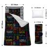 Custom Toddler Nap Mat for Preschool, Personalized Monogram Name Slumber Bags for Kids Daycare, Roll Up Sleeping Mats with Flannel Blanket & Removable Pillow for 2-15 Years Boys Girls Color23 view 3