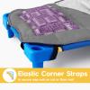 Custom Toddler Nap Mat for Preschool, Personalized Monogram Name Slumber Bags for Kids Daycare, Roll Up Sleeping Mats with Flannel Blanket & Removable Pillow for 2-15 Years Boys Girls Color09 view 2