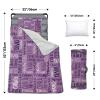 Custom Toddler Nap Mat for Preschool, Personalized Monogram Name Slumber Bags for Kids Daycare, Roll Up Sleeping Mats with Flannel Blanket & Removable Pillow for 2-15 Years Boys Girls Color09 view 3