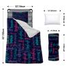 Custom Toddler Nap Mat for Preschool, Personalized Monogram Name Slumber Bags for Kids Daycare, Roll Up Sleeping Mats with Flannel Blanket & Removable Pillow for 2-15 Years Boys Girls Color14 view 3