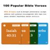 100 Memory Bible Verses Flash Cards (NIV, KJV) view 2
