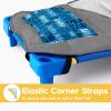Custom Toddler Nap Mat for Preschool, Personalized Monogram Name Slumber Bags for Kids Daycare, Roll Up Sleeping Mats with Flannel Blanket & Removable Pillow for 2-15 Years Boys Girls Color05 view 2