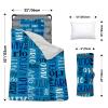 Custom Toddler Nap Mat for Preschool, Personalized Monogram Name Slumber Bags for Kids Daycare, Roll Up Sleeping Mats with Flannel Blanket & Removable Pillow for 2-15 Years Boys Girls Color05 view 3