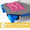 Custom Toddler Nap Mat for Preschool, Personalized Monogram Name Slumber Bags for Kids Daycare, Roll Up Sleeping Mats with Flannel Blanket & Removable Pillow for 2-15 Years Boys Girls Color01 view 2