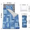 Custom Toddler Nap Mat for Preschool, Personalized Monogram Name Slumber Bags for Kids Daycare, Roll Up Sleeping Mats with Flannel Blanket & Removable Pillow for 2-15 Years Boys Girls Color04 view 3