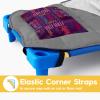 Custom Toddler Nap Mat for Preschool, Personalized Monogram Name Slumber Bags for Kids Daycare, Roll Up Sleeping Mats with Flannel Blanket & Removable Pillow for 2-15 Years Boys Girls Color07 view 2