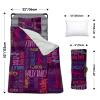Custom Toddler Nap Mat for Preschool, Personalized Monogram Name Slumber Bags for Kids Daycare, Roll Up Sleeping Mats with Flannel Blanket & Removable Pillow for 2-15 Years Boys Girls Color07 view 3