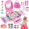 Topsolid Kids Makeup Kit With Mirror - Real Washable Makeup Set for Girls 5-8, Princess Toys Cosmetic Set, Christmas & Birthday Gifts for 3-8 Year Old Girls view 1