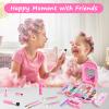 Topsolid Kids Makeup Kit With Mirror - Real Washable Makeup Set for Girls 5-8, Princess Toys Cosmetic Set, Christmas & Birthday Gifts for 3-8 Year Old Girls view 3