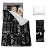 Custom Toddler Nap Mat for Preschool, Personalized Monogram Name Slumber Bags for Kids Daycare, Roll Up Sleeping Mats with Flannel Blanket & Removable Pillow for 2-15 Years Boys Girls Color15 view 1