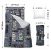 Custom Toddler Nap Mat for Preschool, Personalized Monogram Name Slumber Bags for Kids Daycare, Roll Up Sleeping Mats with Flannel Blanket & Removable Pillow for 2-15 Years Boys Girls Color17 view 3