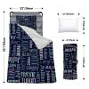 Custom Toddler Nap Mat for Preschool, Personalized Monogram Name Slumber Bags for Kids Daycare, Roll Up Sleeping Mats with Flannel Blanket & Removable Pillow for 2-15 Years Boys Girls Color06 view 3