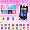 Kids Smart Phone for Girls Gifts - Toddler Christmas Birthday Gift for Age 3 4 5 6 Year Old, Kids Cell Phone Toy with Touchscreen, Dual Cameras, Learning, Kid Mp3 Player, Games with 32 GB Card view 2