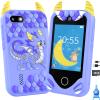 Kids Smart Phone for Boys Gifts - Toddler Christmas Birthday Gift for Age 3 4 5 6 Year Old, Kids Cell Phone Toy with Touchscreen, Dual Cameras, Learning, Music Player, Games with 32 GB Card view 1