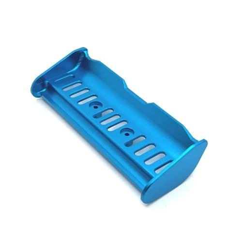 Wozia Metal Tail Wing Rear Spoiler for Hyper Go H14BM H16PL MJX 14209 14210 16207 1/14 1/16 RC Car Upgrade Parts Accessories (Blue)