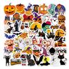 100 Pcs Halloween Pumpkin Stickers for Kids, Halloween Stickers Bulk, Party Favors, Waterproof Vinyl Stickers Pack Classroom Prizes,Kids and Youth Adult Party Favors Gifts view 1
