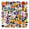 100 Pcs Halloween Pumpkin Stickers for Kids, Halloween Stickers Bulk, Party Favors, Waterproof Vinyl Stickers Pack Classroom Prizes,Kids and Youth Adult Party Favors Gifts view 2