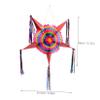 Amosfun Foldable Star Decorative Paper for Birthday Parties Festivals Celebrations Safe Reusable Party Decoration Fun Photo Booth Accessory view 4