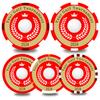 KGNIAHGU Custom Plastic Poker Chips - Personalize Your Game with Customized Chips and Golf Ball Markers (Red, 40MM) view 1