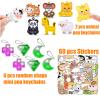 124 Pcs Valentines Party Favors for Kids,Pop Fidget Toys Bulk,Treasure Box Toys for Classroom Prizes,Pinata Filler, Goodie Bag Stuffers,Prize Box Toys,Treasure Chest Carnival Prizes for Boys Girls view 2