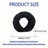 2 Pcs Stroller Wheel Protectors Black Dustproof Stroller Wheelchair Tire Protectors for Child Kid Jogger Wheels Protection Covers (S, 7.87 Diameter) (Black) view 2