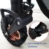 2 Pcs Stroller Wheel Protectors Black Dustproof Stroller Wheelchair Tire Protectors for Child Kid Jogger Wheels Protection Covers (S, 7.87 Diameter) (Black) view 4