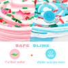 24 Pack Butter Slime Kit,Peach Charms Watermelon Slime,Super Soft and Non-Sticky, Stress Relief Toy Party Favors Birthday Gifts for Girls and Boys 6 7 8 9 10 11 12.Christmas Stocking Fillers. view 2