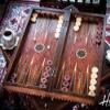 19" inch Handmade Elegant Backgammon Sets for Adults Wood Art Wooden Backgammon Board Set | Solid Rosewood Gift for Him, Dad, Anniversary view 1