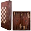 19" inch Handmade Elegant Backgammon Sets for Adults Wood Art Wooden Backgammon Board Set | Solid Rosewood Gift for Him, Dad, Anniversary view 2