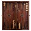 19" inch Handmade Elegant Backgammon Sets for Adults Wood Art Wooden Backgammon Board Set | Solid Rosewood Gift for Him, Dad, Anniversary view 4