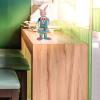 Fockety Rabbit Wind Up Tin Toy, Retro Metal Walking Swinging Rabbit Drumming Clockwork Toy, Drummer Novelty Metal Toy Fine Workmanship Rabbit Wind Up Toys for Gift Collection Decoration view 4