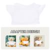 LALADEFIEE 24Pcs Doll Clothes T-Shirts for Stuffed Animals Cute and Replaceable Doll Costumes Soft Doll T-Shirt Clothes for Dress Up and Decor Compact and Reusable Small Doll Outfits view 3