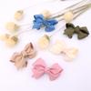 12 PCS Baby Bow Bangs Hair Clips Tiny Snap Clip for Infant Toddler Girl Mini Grosgrain Ribbon Hair Bow Barrettes Girls Hair Accessories (2.2" Jojo bow clips 12 Colors) view 2