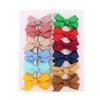 12 PCS Baby Bow Bangs Hair Clips Tiny Snap Clip for Infant Toddler Girl Mini Grosgrain Ribbon Hair Bow Barrettes Girls Hair Accessories (1.75" jojo bow Popular 12 colors) view 1