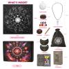 Erbacan Tarot Cards Deck for Beginners, 16pc Witchcraft Spell Kit,Tarot Cards with Meanings on Them- Quartz Crystal Ball,Incense Holder (Witchcraft Supplies kit Clearance) view 2
