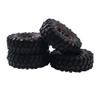 6-Spoke 1.9" Rubber Tires 108mm Wheels & 12mm Hex Hub Wheel Rims & RC 1.9" RC Tires and Wheel Nylon Rims 12mm Hex Hub OD 116mm/4.56" Rubber Tyre view 2