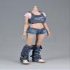 1/6 Scale Female Clothes,Female Denim Ankle Socks Calf Cuff Chaps Clothing for 12inch PH TBL JO Worldbox Action Figure (Blue) view 2