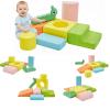 Climbing Toys for 1-3 Year Old,Toddler Climbing Toys Indoor, Baby Climbing Blocks, 7-Piece Soft Foam Climbing Blocks Set,Toddler Playtime Corner Climber Foam Play Gym for Climbing Crawling and Sliding view 1