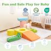 Climbing Toys for 1-3 Year Old,Toddler Climbing Toys Indoor, Baby Climbing Blocks, 7-Piece Soft Foam Climbing Blocks Set,Toddler Playtime Corner Climber Foam Play Gym for Climbing Crawling and Sliding view 4