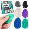 Fidget Toys Adults Sensory Stone: 6 Pack Textured Worry Stone for Autism Kids Calming Down - Fidget Stress Toys for Anxiety Relief - Small Students Prizes Fidget Toys view 1