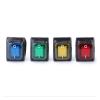 QZLIBEFUD On Off 16A/250V Heavy Duty 4 pin DPST IP67 Sealed Waterproof T85 Auto Boat Marine Toggle Rocker Switch with LED 12V 220V 30x22(Green,220V) view 2