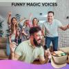 Karaoke Machine for Kids and Adults, Mini Karaoke Bluetooth Mic Singing Speaker with Wireless Microphones and 7 Color Lights, Toys for All Phones, Birthday, Children's Day Gift, Family Party (Beige) view 3