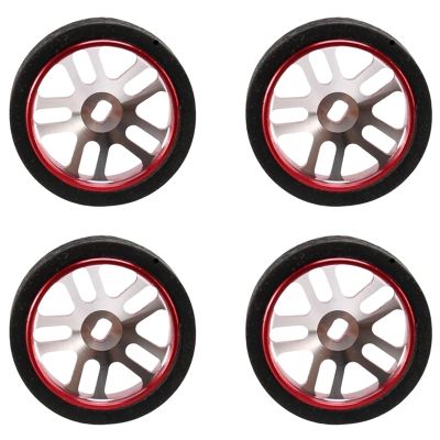 VBCERSDZ RC Wheel Tire Compatible with Wltoys K969 K989 for Dgawd for Mini-Z 1/28 RC Car Tires 4Pcs Upgrade Wheels Replacement Accessories